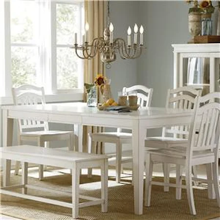 Rectangular Leg Dining Table